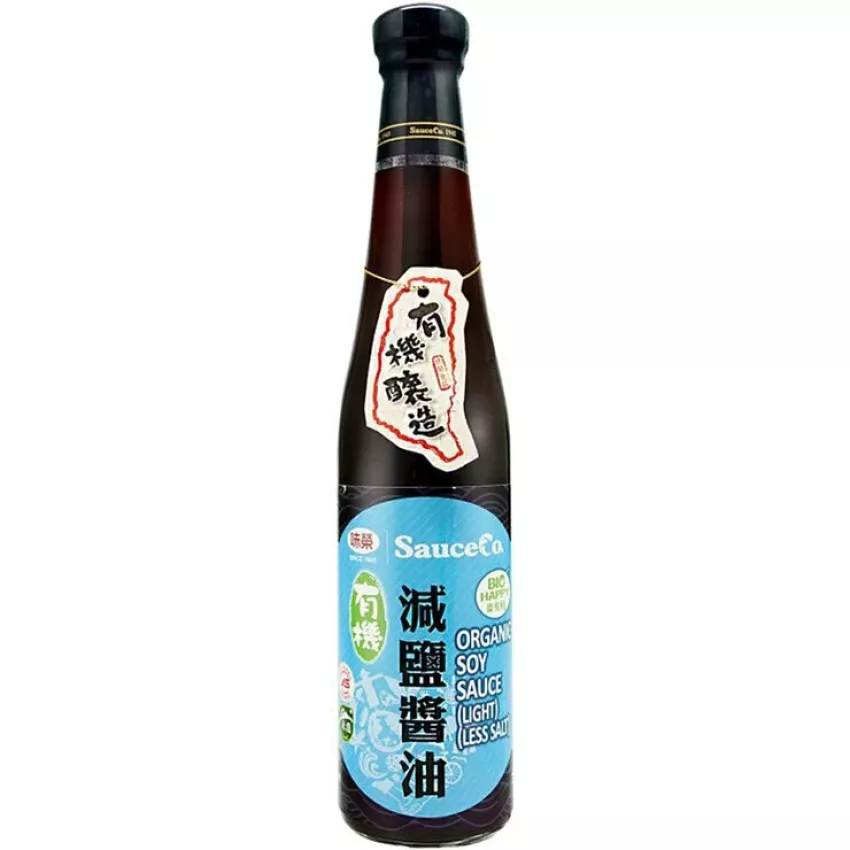 味榮 有機減鹽醬油 420ml